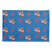 Rodeo Clown en Bull personaliseren Pillow-Hoesje Kussensloop (Achterkant)