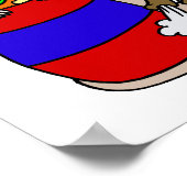 Rodeo Clown in Barrel Poster (Hoek)