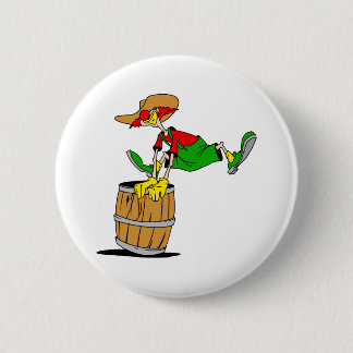 Rodeo Clown Ronde Button 5,7 Cm