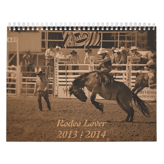 Rodeo Cowboy Agenda Kalender (Hoes)