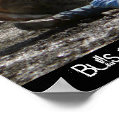 Rodeo Cowboy and Bull Mud Wrestling Poster (Hoek)