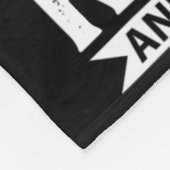 Rodeo Cowboy Barrel Racing Team Roping Horseback R Fleece Deken (Hoek)