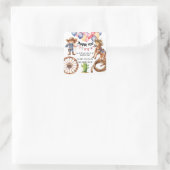 Rodeo Cowboy Bedankt Feest Stickers (Tas)