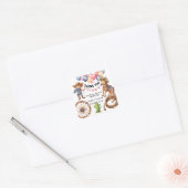 Rodeo Cowboy Bedankt Feest Stickers (Envelop)