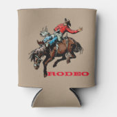 Rodeo Cowboy Bronc Rider Blikjeskoeler (Voorkant)