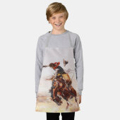  Rodeo Cowboy Bronc Rider (S) Schort (Gedragen)