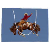 Rodeo Cowboy Bronco Buster Groot Cadeauzakje (Achterkant)