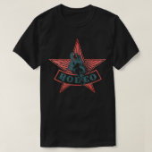Rodeo Cowboy Bronco Horse Retro Style T-shirt (Design voorkant)
