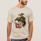 Rodeo Cowboy Bucking Horse koning van Rodeo T-shirt (Voorkant)