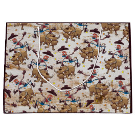 Rodeo Cowboy Bull Riding Land Western Groot Cadeauzakje