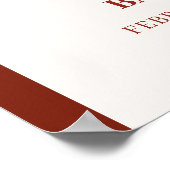 Rodeo Cowboy Cactus Beer Arch Baby shower Welkom Poster (Hoek)