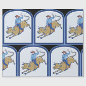 Rodeo Cowboy Cadeaupapier (Vlak)