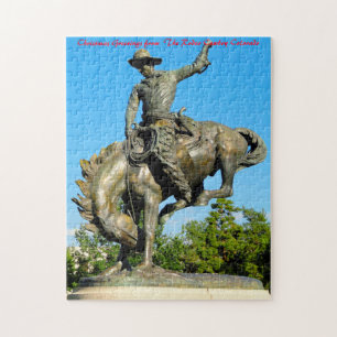 Rodeo Cowboy Colorado. kerstcadeautjes Legpuzzel