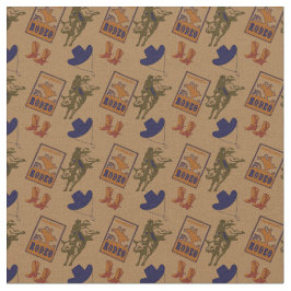 Rodeo Cowboy County Western Stof