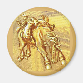 Rodeo Cowboy Detail van mijn droom schilderij magn Magneet