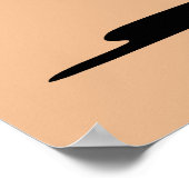 rodeo cowboy die een bronco poster maakt (Hoek)