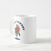 rodeo cowboy koffiemok (Voorkant links)
