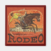 Rodeo Cowboy Magneet (Voorkant)