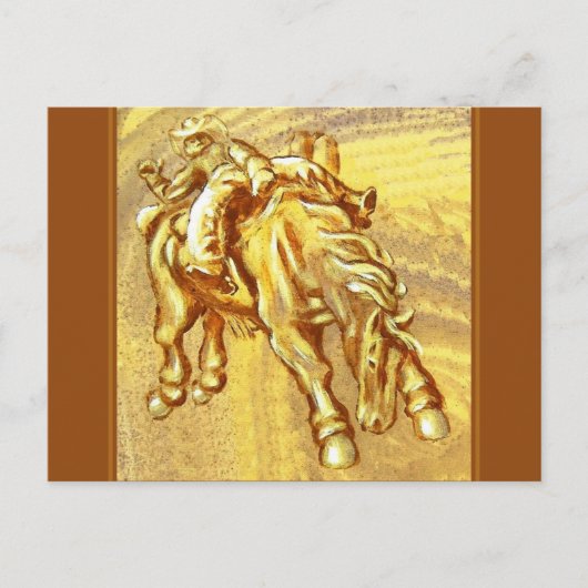 Rodeo Cowboy, Mark Edward Westerfield Briefkaart (Voorkant)