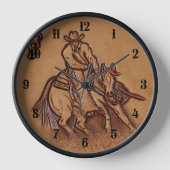 Rodeo Cowboy met western leder (Voorkant)
