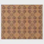 Rodeo Cowboy met western leder Cadeaupapier (Vlak)