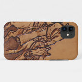 Rodeo Cowboy met western leder Case-Mate iPhone Case (Achterkant (horizontaal))