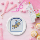 Rodeo Cowboy Papieren Bordje (Feest)