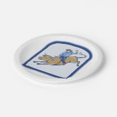 Rodeo Cowboy Papieren Bordje (Gekanteld)