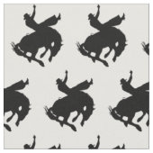 Rodeo Cowboy Pattern Stof (Close Up)