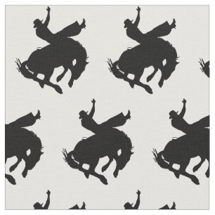 Rodeo Cowboy Pattern Stof