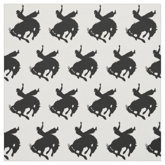 Rodeo Cowboy Pattern Stof (Swatch)