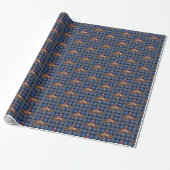 Rodeo Cowboy Plaid Cadeaupapier (Uitgerold)
