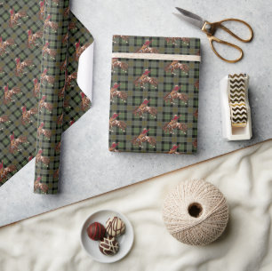 Rodeo Cowboy Plaid Cadeaupapier