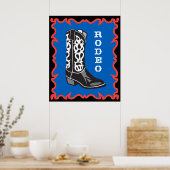 Rodeo Cowboy Poster (Keuken)