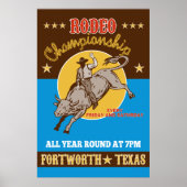 Rodeo Cowboy poster (Voorkant)