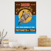 Rodeo Cowboy poster (Keuken)