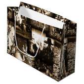 Rodeo Cowboy Rustic Land Western thema Groot Cadeauzakje (Voorkant Gekanteld)