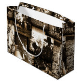 Rodeo Cowboy Rustieke Western Thema Groot Cadeauzakje (Achterkant Gekanteld)