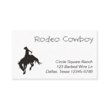 Rodeo Cowboy Silhouet