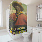 Rodeo Cowboy Steer Dogger Shower Curtain Douchegordijn (In situ)