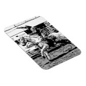 Rodeo Cowboy - Steer Roping Event Magneet (Rechterzijde)