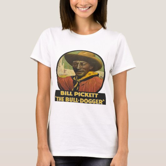 Rodeo Cowboy Steer Wrestling Bull Dogging Shirt (Voorkant)
