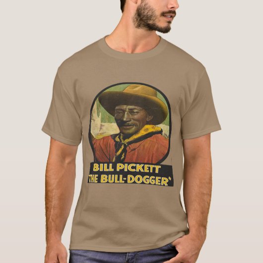 Rodeo Cowboy Steer Wrestling Bull Dogging Shirt (Voorkant)