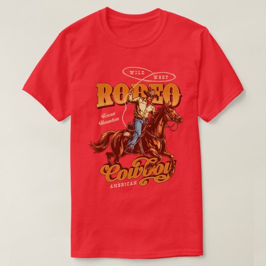 Rodeo Cowboy T-shirt (Design voorkant)