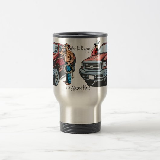 Rodeo Cowboy Travel Mug Reisbeker (Center)