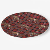 Rodeo Cowboy voor Bucking Bronco Papieren Bordje (Gekanteld)