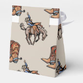 Rodeo Cowboy, Westerne laarzen, Paard, Land Bedankdoosjes (Achterkant)