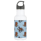 Rodeo Cowboy, Westerne laarzen, Paard, Land Waterfles (Voorkant)
