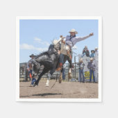 Rodeo Cowboy westerne print servet (Voorkant)