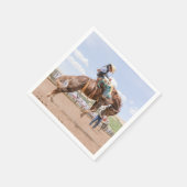 Rodeo cowboy westerne print servetten (Hoek)